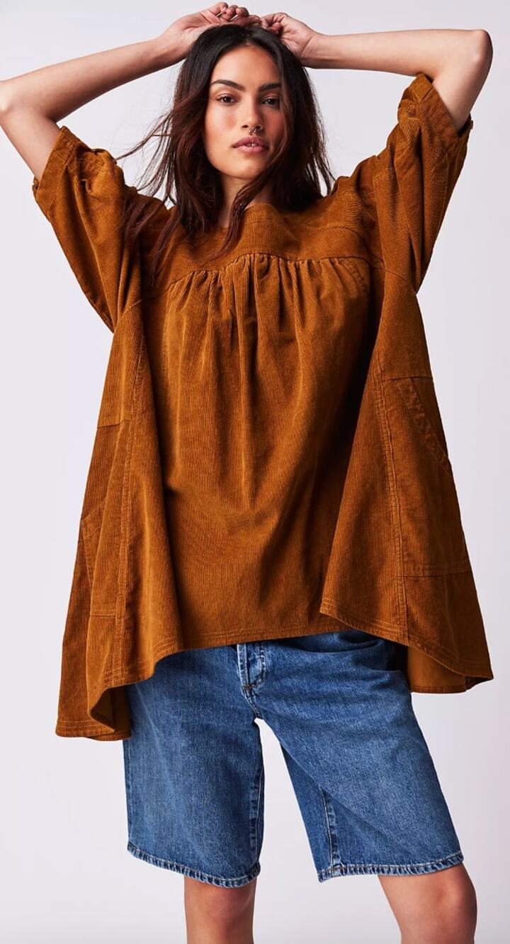 Free People Memories Of You Cord Top, Large
